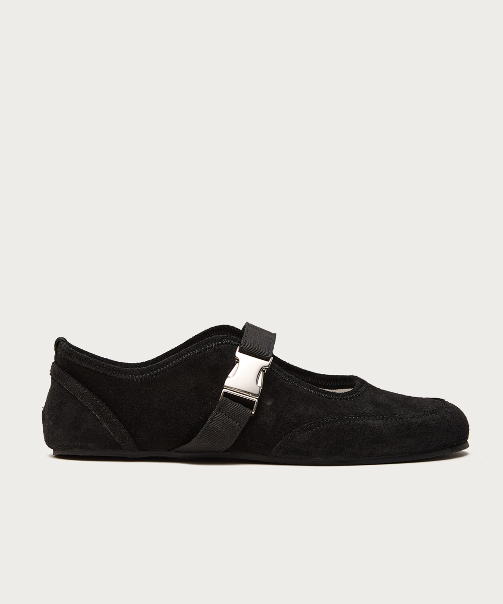 Sapatilha Lexie Camurça Black 1