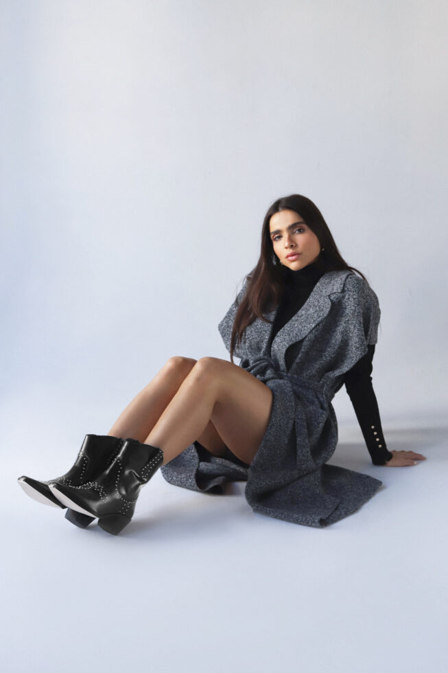 Shooting Melissa Evelyn Glossy Black Granulado Shooting Melissa Evelyn Glossy Black Granulado