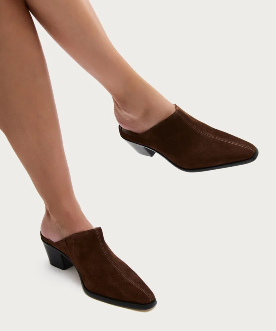 Mule Houston Camurca Chocolate 4