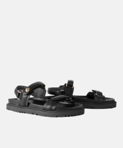 סנדלים שחורים מעור Megan Black