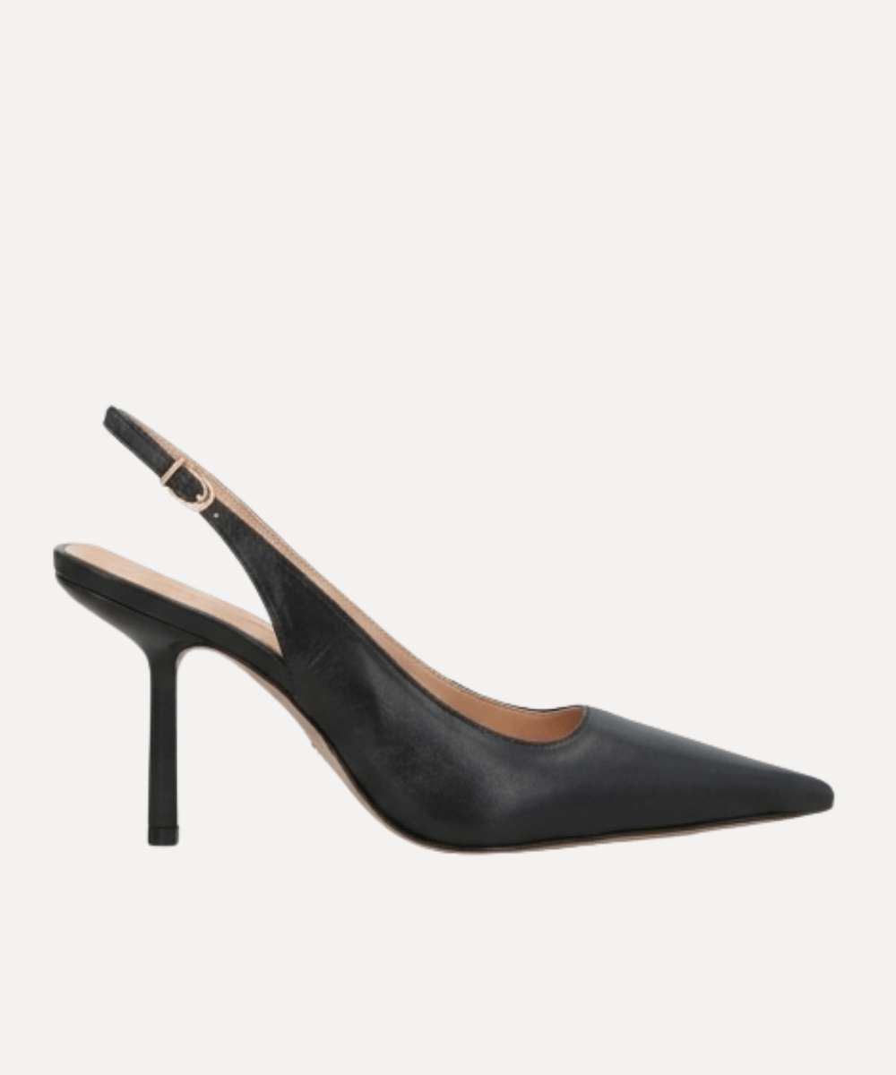 נעלי עקב סירה שחורות Bianca Black נעלי עקב סירה שחורות Bianca Black
