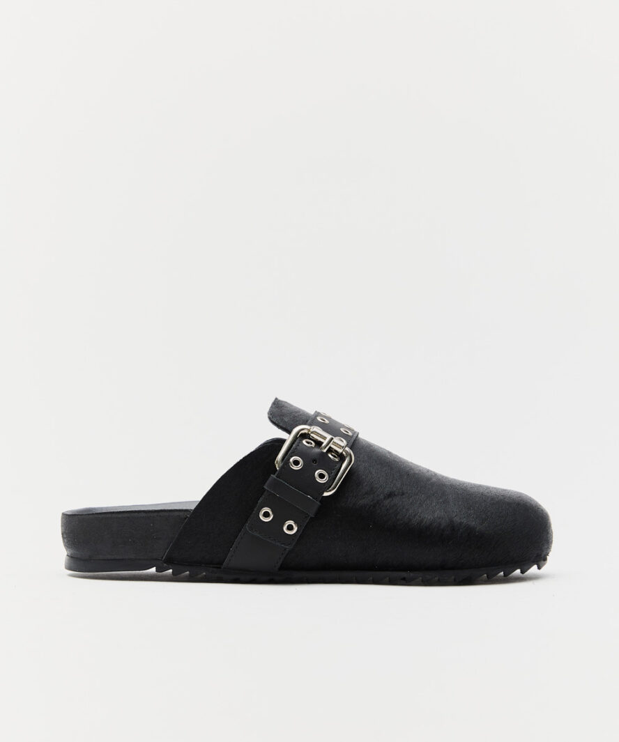 Cópia De Clog Mule Tássia Pony Black