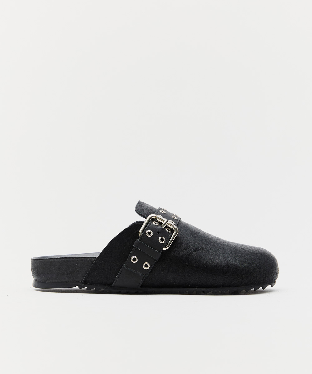 Cópia De Clog Mule Tássia Pony Black Cópia De Clog Mule Tássia Pony Black