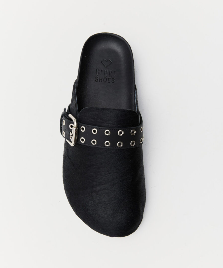 Cópia De Mule Clog Tássia Pony Black 2