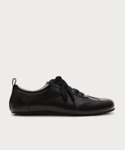 סניקרס שחורים מעור Sneaker Violet Black סניקרס שחורים מעור Sneaker Violet Black