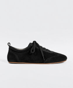 סניקרס שחורות Violet Black Suede